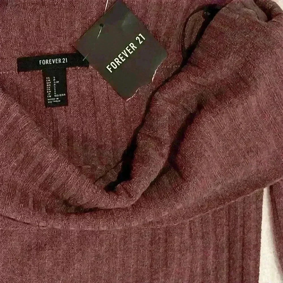 NWT- Forever 21 Size Small Knit Mini Dress - Picture 3 of 3